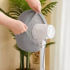 모던코지 선풍기 커버 헤드 머리 덮개 그레이