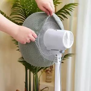 모던코지 선풍기 커버 헤드 머리 보관 덮개 그린