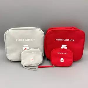 옥스포드 천 구급약 파우치 비상약 여행용 약 가방 대형 해외 여행 꿀템 필수품 휴대용 소분 아이템 케이스