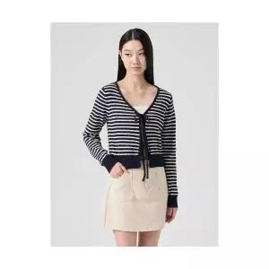매장정품 에잇세컨즈 8SECONDS 스트라이프 레이스업 카디건 네이비 (35435AMQ2R) 35435AMQ2R 679257