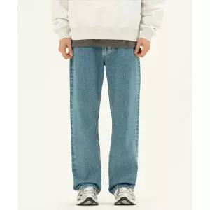 LEE 맨 스트레이트핏 데님 바지 인디고 미듐 LE2401IP31IM 468745