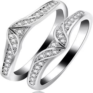 약혼 결혼 기념 반지 강화용 울레비도 화이트 골드 도금 가드 다이아몬드 Y475 여성용 강화제