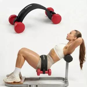 덤벨용 파워스트라이즈 엉덩이 추력 벨트 남녀를 위한 가정용 헬스장 장비 운동 및 피트니스 웨이트 팅을