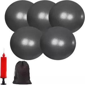 XIECCX 미니 요가 볼 6인치 운동 필라테스 테라피 밸런스 마이크로포어 바레 장비로 가정 안정성 훈련과