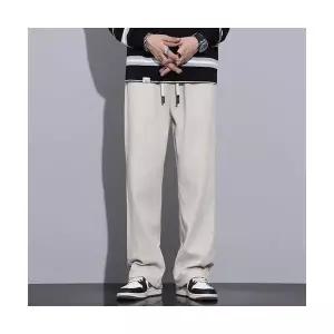 팬츠 남사친 데일리 배기핏 클래식 배색 슬랙스 하이 스트리트패션 배기팬츠 봄가을 코디 스포츠 캐주얼팬