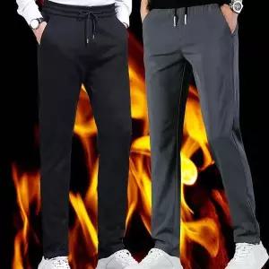 남성 기모 바지 슬랙스 겨울 방한 추리닝 밴딩 팬츠