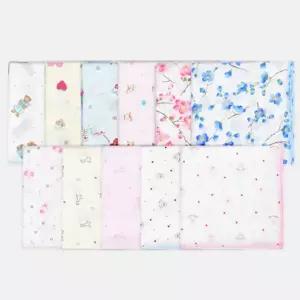 깔끔한 디자인 순면 엠보 가제 손수건 (10매)0105jt