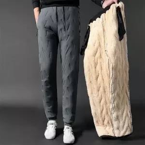 겨울 융털 방한 트레이닝 츄리닝 팬츠 기모바지