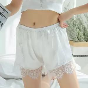 여성 레이스 속바지 실크 새틴 교복 웨딩 속치마 여름