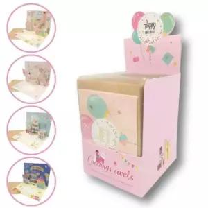 [문구/오피스] 감성 3D 팝업 생일카드 대량 패키지 48개 세트