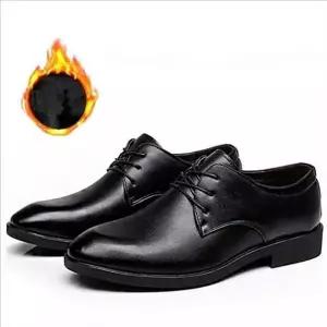 [RIZPICK]따뜻한 남자 겨울 구두 비즈니스 남성 방한 구두 옥스포드화 정장