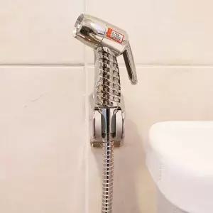 [콩심팥심]변기샤워기 미니샤워기 티벨브 메탈호스 샤워걸이세트