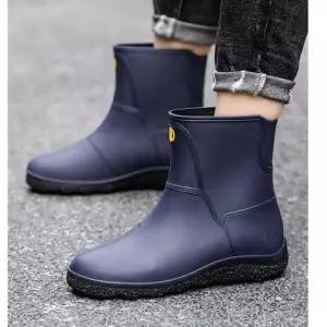 [RIZPICK]남자 반장화 레인 부츠 슈즈 방수 낚시 신발 3컬러 작업장화