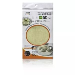 [콩심팥심]실리콘 찜 시트 사각 찜판 깔개 찜요리 면포 찜 50cm