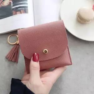 여성 학생 선물 슬림 태슬 카드 지갑 포켓 멀티 학생선물지갑