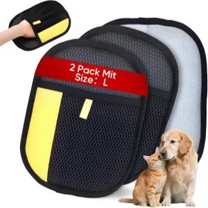 고양이와 강아지를 위한 XSDLSLY 2Pcs 반려동물 제모 장갑 재사용 가능한 정전기 소파 침대 시트 의류