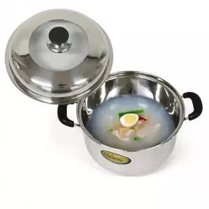 [RIZPICK]곰솥 30cm 유리뚜껑 스텐 찜 탕 국용 냄비