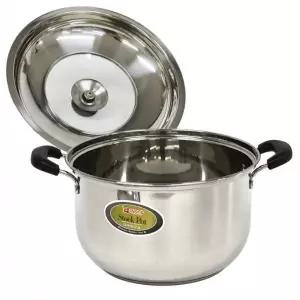 [RIZPICK]곰솥 34cm 스테인리스 유리뚜껑 찜 탕 국용 조리냄비