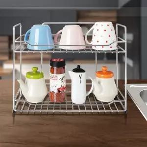 주방용 다용도선반 렉선반 H-테이블선반 (대) 스텐 컵