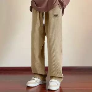 바지 캐주얼 오피스룩 남친 일상복 트레이닝 춘추 스트레이트 코듀로이 다리 M스포3
