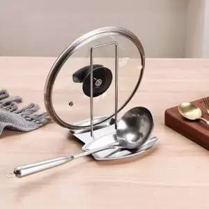 국자 거치대 스텐 냄비뚜껑 조리도구 실리콘 정리대