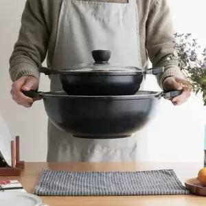 [RIZPICK]베니스 블랙펄 세라믹 주물 웍냄비