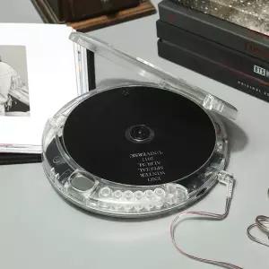 아우얼스룸 투명 CD플레이어 클리어 시디 씨디 디자인 감성 레트로 휴대용