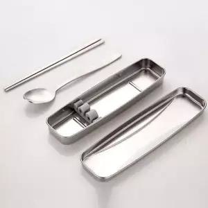 도시락 수저 보관함 스텐 수저케이스 젓가락 수납 정리함 실용형