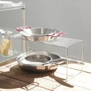 냄비정리대 주방 수납 선반 공간활용 정리용품