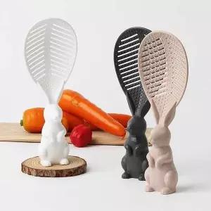 [RIZPICK]래빗주걱 채반형 세우는 밥주걱 깔끄미 볶음스푼 요리