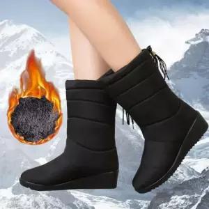 키높이신발 방한 앵클 부츠 패딩 신발 스키 스노우 털 숏부츠