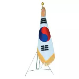 태극기 정기세트 본염 7호 90x135cm 천가방케이스