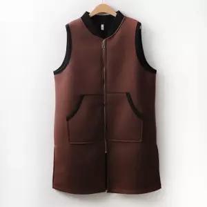 아이우먼 베타집업롱베스트 MN7329M312 빅사이즈