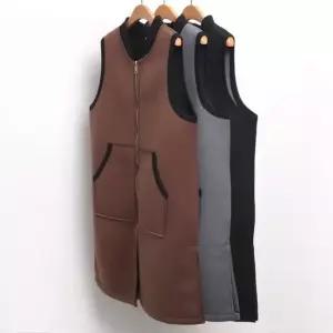 빅사이즈사랑해요 7329L312 투톤알파롱베스트 MN