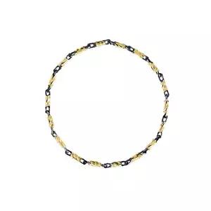 [페르테] 루메 옐로블랙 링, Lume Yellow&Black Ring, 14k yellow ring, black ring