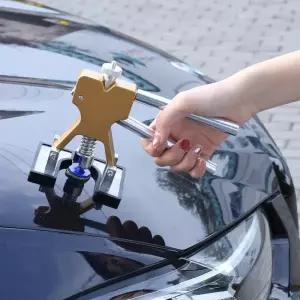 차체 시트 금속 페인트가없는 덴트 플라스틱 풀러 키트 자동 우박 구덩이 제거 수리 도구 뜨거운 여러 크기