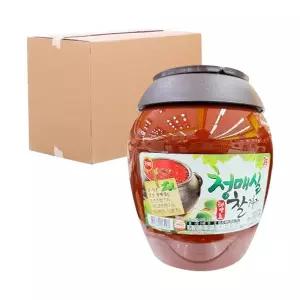 [박스] 진미 청매실 태양초 찰고추장 4.5kg 3입