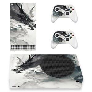 엑스박스 코어 무선 컨트롤러용 플레이바이탈 잉크 스피릿 드래곤 커스텀 비닐 스킨, 엑스박스 시리즈 S 콘솔 컨트롤러용 데칼 커버 스티커