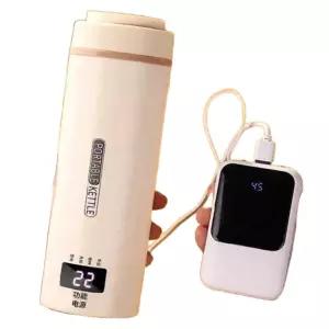 USB텀블러 차량용 라면포트 전기포트 스마트 휴대용 가열