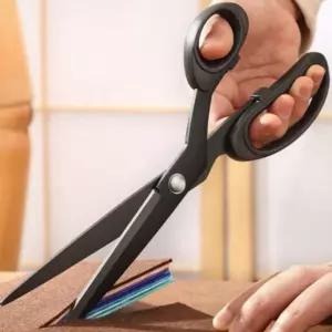 재단가위 원단 재봉 수예 봉제 스텐 커팅 블랙