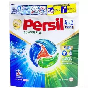 퍼실 4in1 DISC 파워 26개입 세제 빨래 섬유유연제 세탁