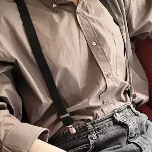 컬러 멜빵 성인용 검정