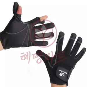 [혜명마트] 낚시 장갑L 2컷 블랙 등산장갑 가정용품 여성 오토바이반장갑