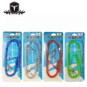 TJ코리아 낚시대 분실방지 스프링줄 5M 고리형