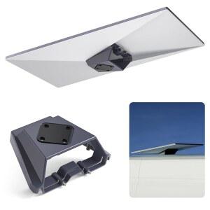 eAj XLTYWL 스타링크 마운트, 스타링크 플랫 다이시를 위한 프리미엄 스타링크 표준 모빌리티 루프 브래킷 RV, 보트, 목재, 금속, 플라스틱 또는 슬롯형 차량 레일(3세대 플랫 마운트)에 적합합니다