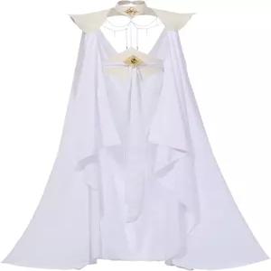 할로윈 LARP 파티를 위한 유니크칼리버 중세 엘벤 요정 케이프 여성 르네상스 망토 벨트 코스프레 의상