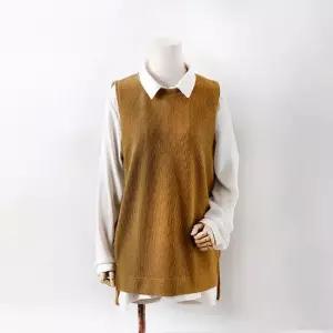 아이우먼 베이직무지코디조끼 WWw113M402 빅사이즈