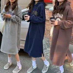 청원피스 여친룩 빅사이즈여성의류 선물 롱원피스 면