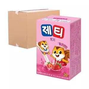 [동서식품][박스] 동서 제티 딸기스틱 20T 10입