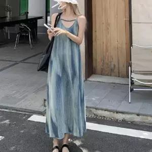 슬림 청원피스 매력적인 빅사이즈 롱원피스 여친룩